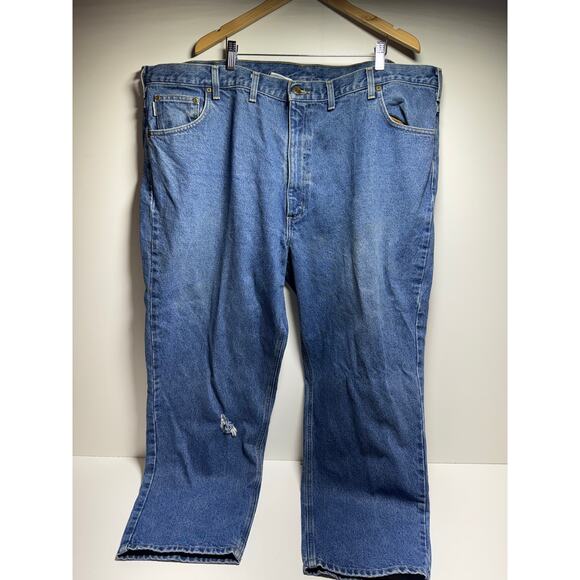 Vtg Carhartt Men’s B17 DST Relaxed Fit Jeans Sz 48X30 Work Wear Grunge Skater - Picture 6 of 9